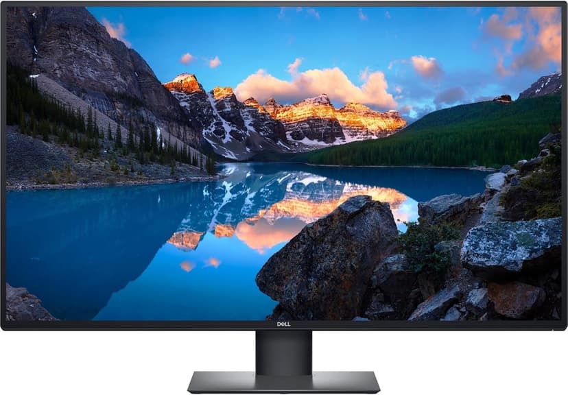 Dell U2720QM 27 Inch UltraSharp 4K UHD, IPS Ultra-Thin Bezel Monitor (HDMI, DisplayPort, USB-C), VESA Certified, Silver, Black