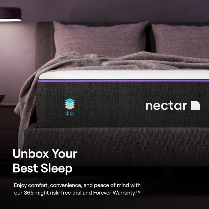 Nectar Premier California King Mattress 13" - Medium Firm Gel Memory Foam Mattress - 5 Layers of Comfort - Dual Action Cooling Tech - 365-Night Trial - Forever Warranty