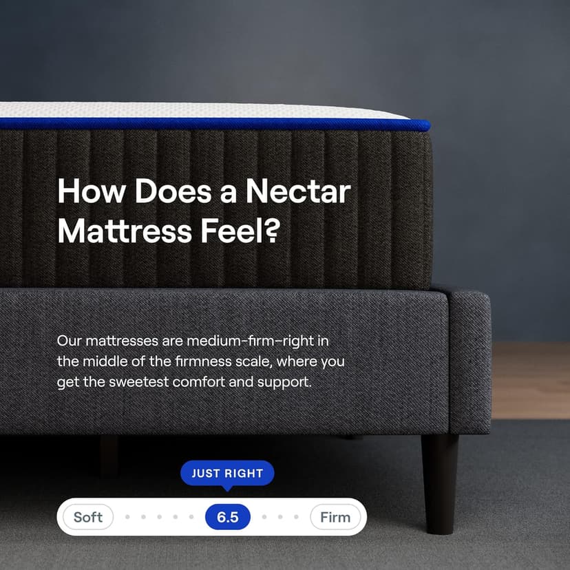 Nectar Hybrid California King Mattress 12 Inch - Medium Firm Gel Memory Foam - Steel Springs - Cooling Technology - 365-Night Trial - Forever Warranty