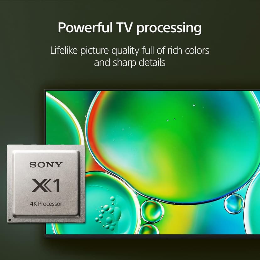 Sony BRAVIA 2 II 55 Inch 4K Ultra HD LED Smart TV with Google TV and Exclusive Features for PlayStation®5 (K-55S20M2), 2025 Model