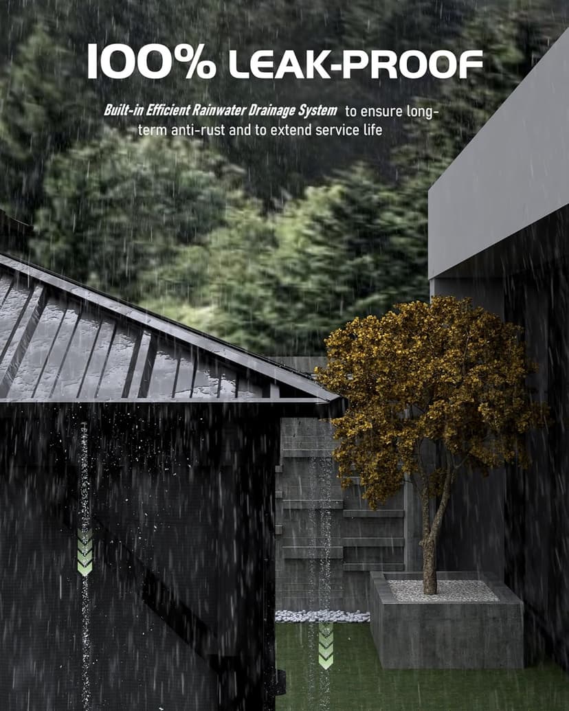 Hardtop Gazebo 10'x12' for All Weather, with Waterproof Double Metal Roof, Aluminum Alloy Frame, Net, and Curtain, Permanent Building for Patio, Deck, Backyard, Lawn, and Garden, Gray