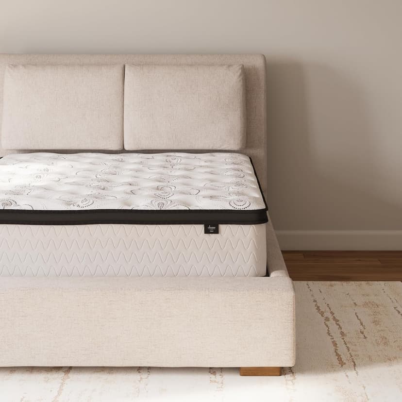Signature Design by Ashley California King Size Chime 12 Inch Medium Firm Hybrid Mattress with Cooling Gel Memory Foam for Pressure Relief