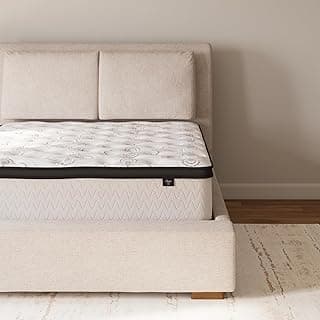 Signature Design by Ashley California King Size Chime 12 Inch Medium Firm Hybrid Mattress with Cooling Gel Memory Foam for Pressure Relief