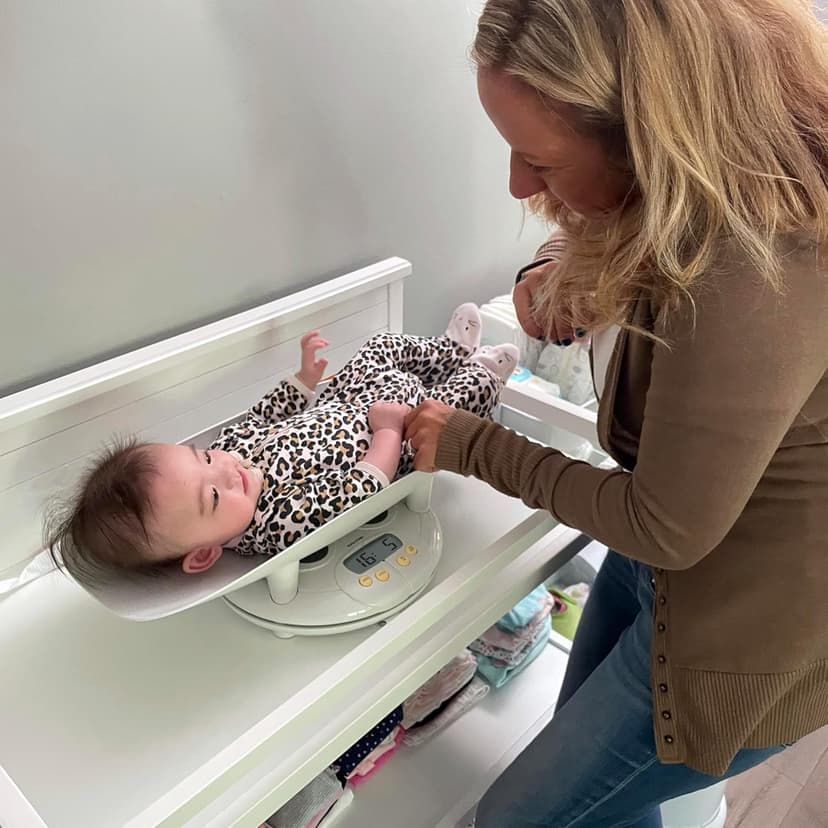 Salter Baby, Toddler, Pet Scale, Perfect Readings for Before and After Feedings and Parents and Breeders, 3-in-1 Function, Designed for Infants, Toddlers, and Pets, Hold Button, 44 LB Capacity, White