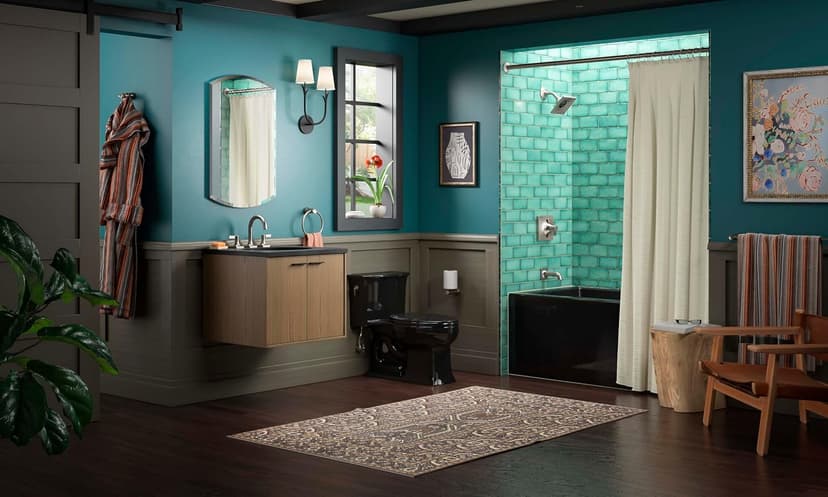 KOHLER 3073-NA Archer 20" W x 31" H Aluminum Single-Door Bathroom Medicine Cabinet with Mirror, Recessed or Surface Mount Bathroom Wall Cabinet, Beveled Edges