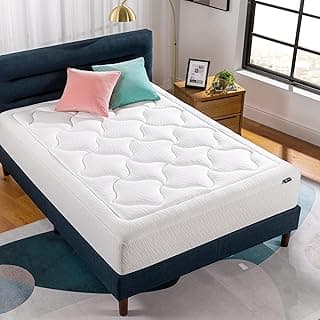 Zinus 12 Inch Cloud Memory Foam Mattress, Queen, Fiberglass Free, Pressure Relieving, Mattress in A Box, CertiPUR-US Certified, White
