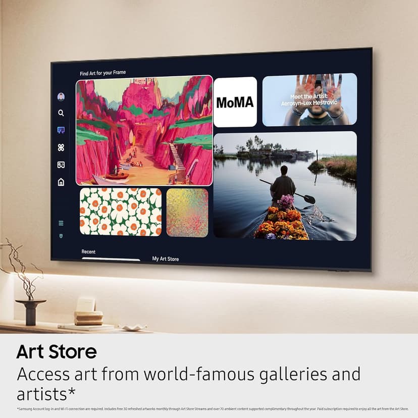 SAMSUNG 85-Inch Class Neo QLED QN900F 8K Mini LED Smart TV (2025 Model) 8K AI Upscaling, Metal Frame Design, Glare Free, Art Store, Samsung Vision AI, Alexa Built-in