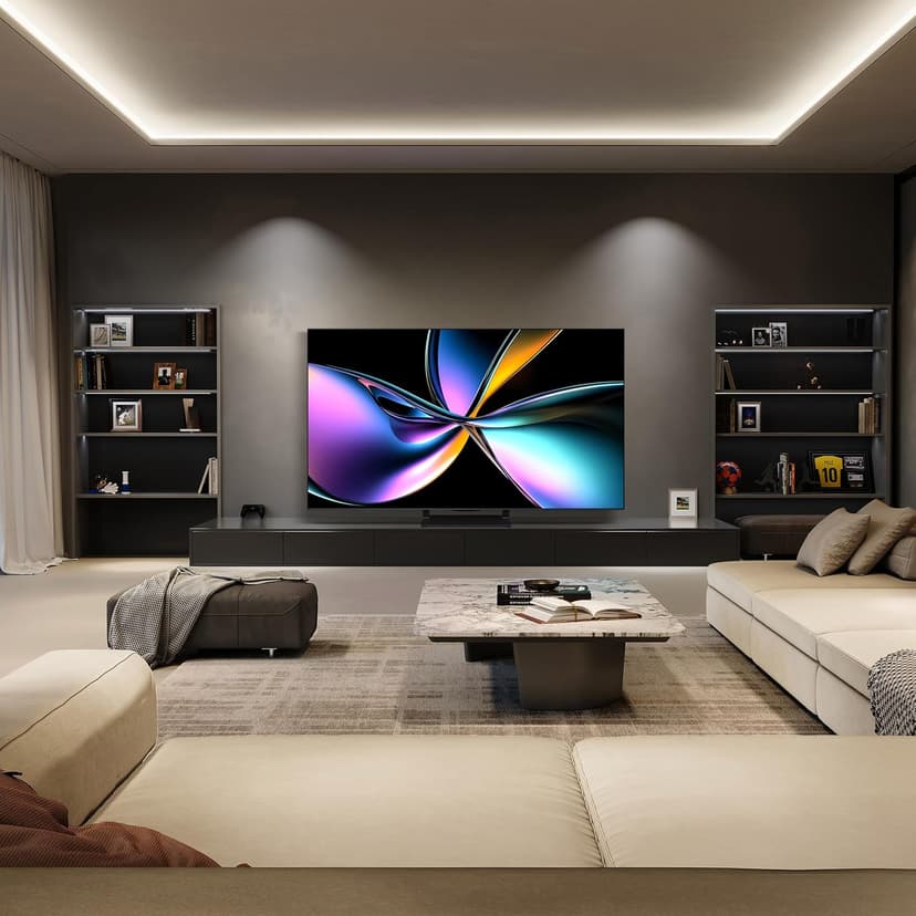 Hisense 55" Class U7 Mini-LED ULED 4K UHD Google Smart TV (55U75QG, 2025 Model) - QLED, Native 165Hz, VRR 288, Up to 3000 Nits, HDR10+, Dolby Vision IQ · Atmos, IMAX Enhanced, 2.1.2 Ch Surround