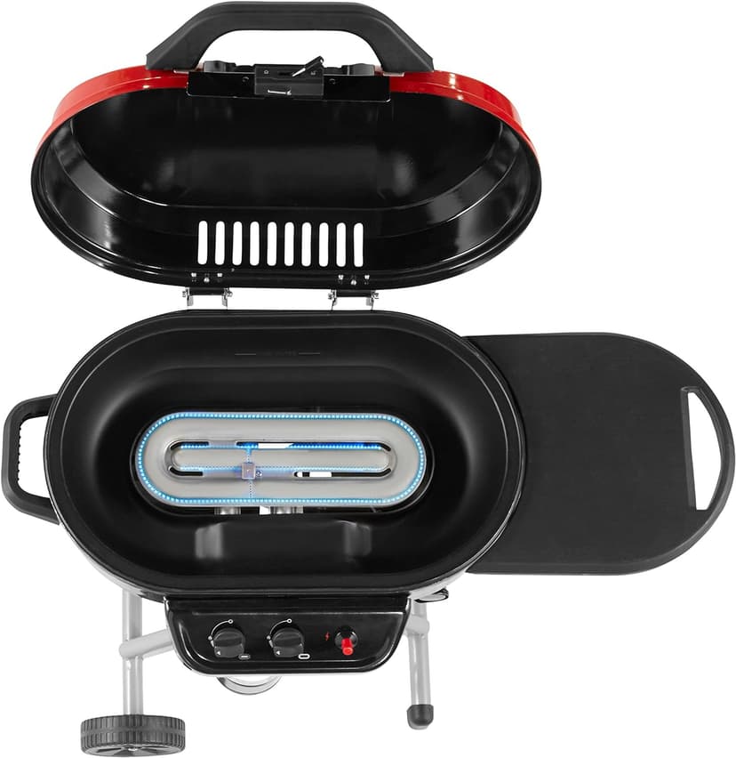 Coleman Roadtrip 225: Portable Propane Grill Gas Grill with Push-Button Start Foldable Legs & Wheels Side Table and 11k BTUs