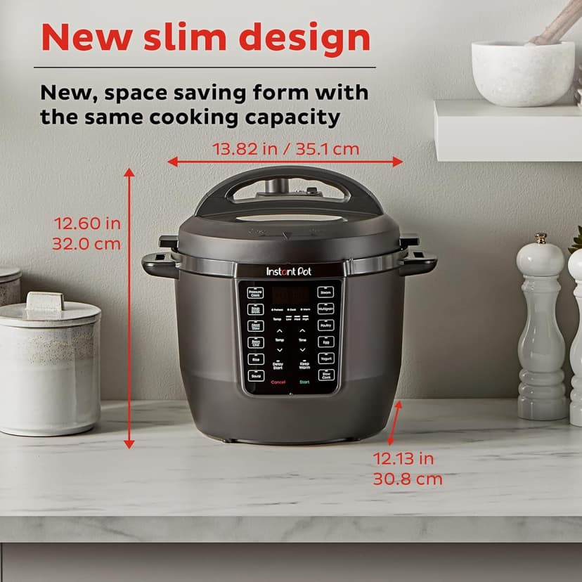 Instant Pot RIO, 7-in-1 Electric Multi-Cooker, PressureCooker, SlowCooker, RiceCooker, Steamer, Sauté, Yogurt Maker, & Warmer, Includes App With Over 800 Recipes, 6 Quart