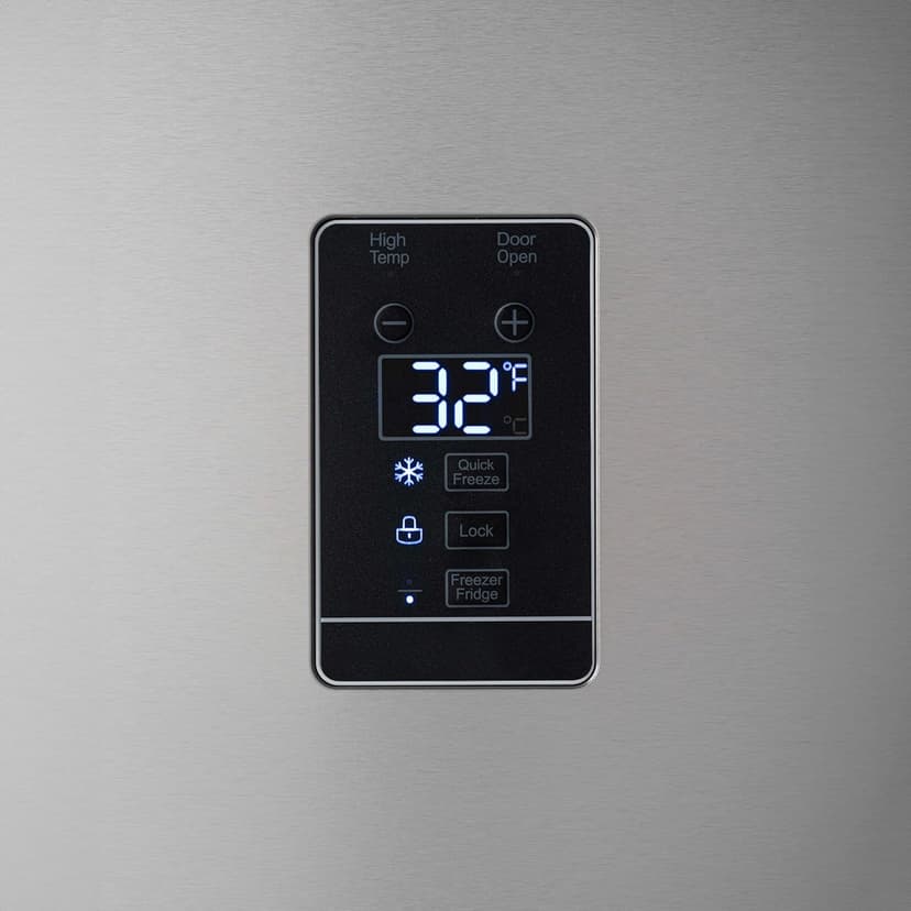 Newair 13.8 cu. ft. Upright Freezer, Fridge Freezer Convertible, Garage Ready Refrigerator, Frost Free Freezer with Door Alarm, Stand up Deep Freezer, Garage Freezer with LED Light