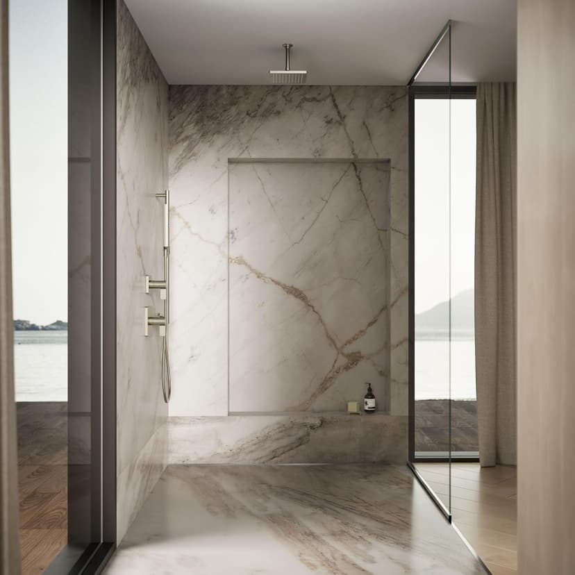 Kohler 26148-BN Honesty® 8" single-function rainhead, 2.5 gpm, Vibrant Brushed Nickel