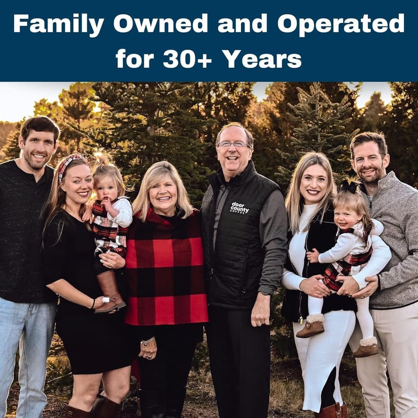 Door County Coffee Jamaican Blue Mountain Blend Non-Flavored - 10 oz Bag - Medium Roast - 100% Arabica - Jamaican Blue Mountain Blend