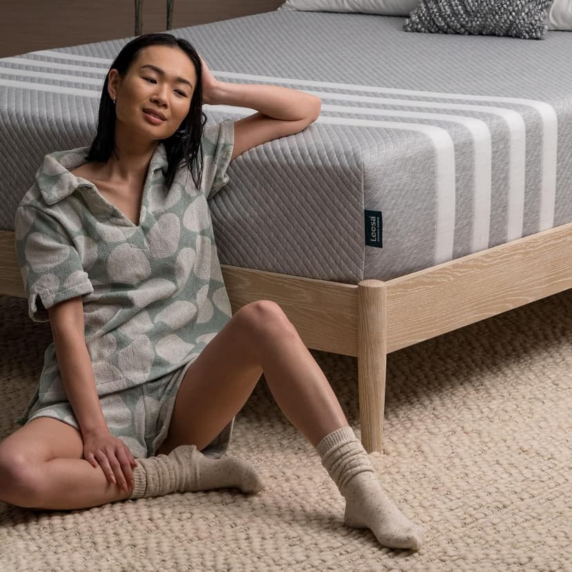Leesa Original Hybrid 11" Mattress, King, Premium Cooling Foam and Individually Wrapped Springs/CertiPUR-US Certified / 100-Night Trial