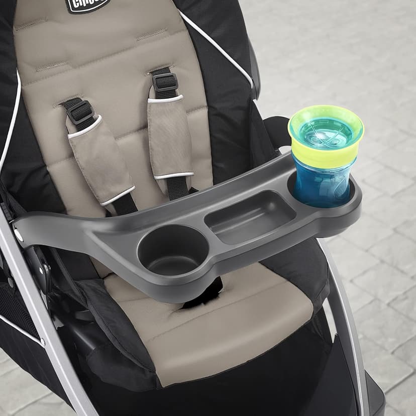 Chicco BravoFor2 Standing/Sitting Double Stroller - Iron | Black/Grey