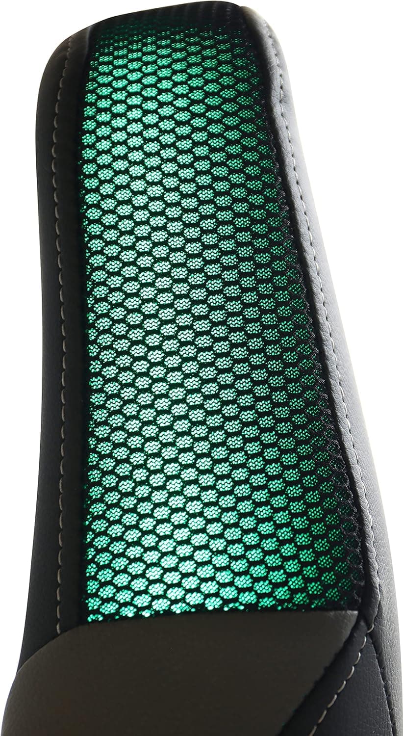 X Rocker Sigma PC Computer Gaming Office Desk Chair, with Headrest RGB LED Lights, Adjustable Seat and Armrest, 0780401, 24.41" x 49.8" x 20.87", Black