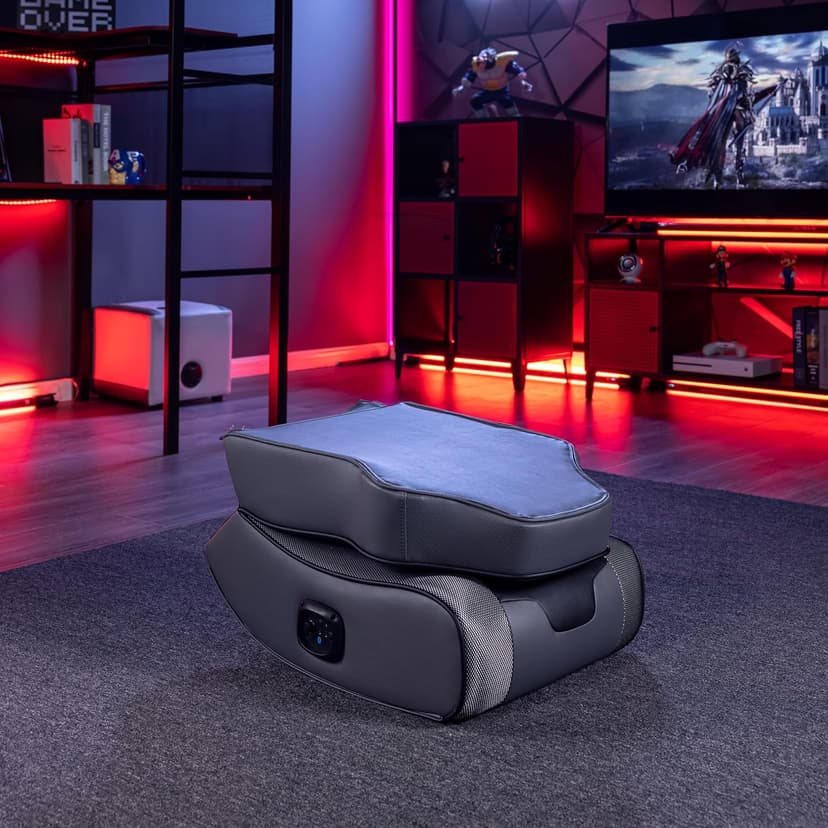 X Rocker Cosmos RGB Floor Rocker - LED Gaming Chair for Comfortable & Immersive Gaming - Chair with Gaming System Compatibility & Easy Setup - Integrated Speakers & RGB Lighting
