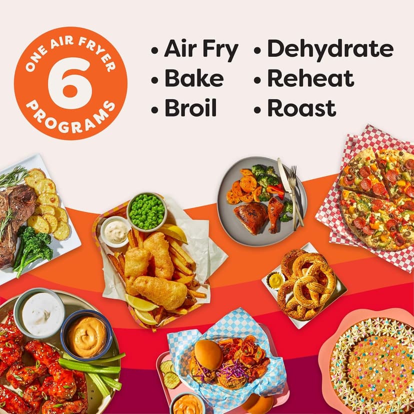Instant Pot Vortex Plus 4QT Air Fryer, Custom Program Options, 6-in-1 Functions Crisps, Broils, Roasts, Dehydrates, Bakes, Reheats, 100+ In-App Recipes, from the Makers of Instant Pot, Stainless Steel
