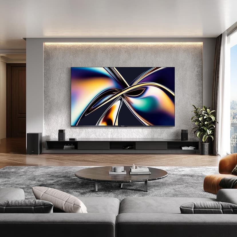 Hisense 75" Class U8 Mini-LED ULED 4K UHD Google Smart TV (75U8QG, 2025 Model) - QLED, Native 165Hz, VRR 288, Up to LD5600, 5000 Nits, HDR10+, Dolby Vision IQ · Atmos, IMAX Enhanced, 4.1.2 Ch Audio