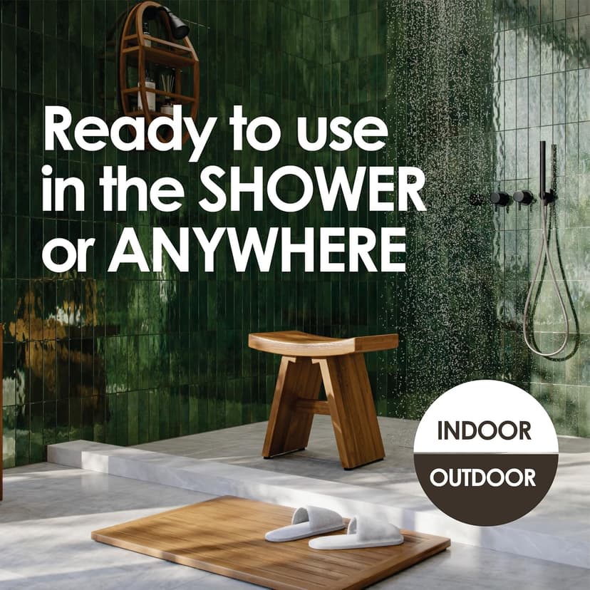 AquaTeak The Original 18" Asia Teak Shower Bench