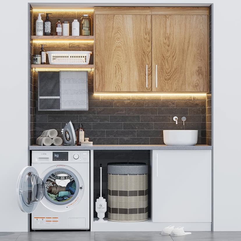 KoolMore 2-in-1 Front Load Washer and Dryer Combo, 2.7 Cu. Ft., for Apartment, Dorm, RV, 16 Wash and 4 Dry Cycles, Compact Space Saver [White] [120V] (FLC-3CWH)