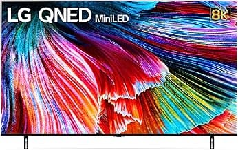 LG 65QNED99UPA Alexa Built-in QNED MiniLED 99 Series 65" 8K Smart UHD NanoCell TV (2021), Silver