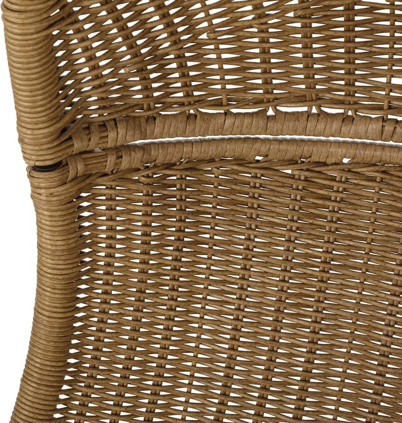 Christopher Knight Home Marcus Outdoor Wicker Hanging Chair with Stand, Light Brown and Beige