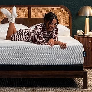 Leesa Legend Hybrid 12" Mattress, King Size Luxury Dual Hybrid/CertiPUR-US Certified/with Organic Cotton Mattress Cover / 100-Night Trial,White