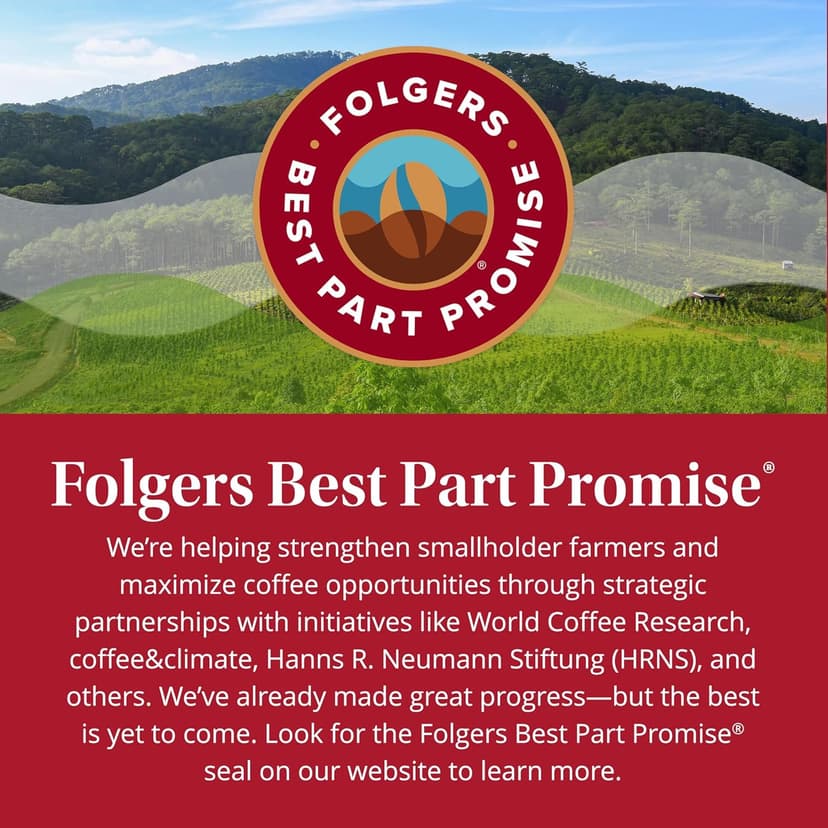 Folgers House Blend Medium Roast Ground Coffee, 25.9 Ounce (Pack of 6)