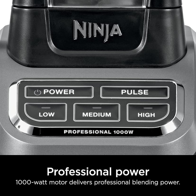 Ninja BL610 Professional 72 Oz Countertop Blender with 1000-Watt Base and Total Crushing Technology for-Smoothies, Ice and Frozen Fruit, Black