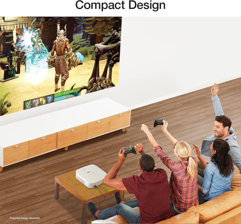 Epson Home Cinema 2350 4K PRO-UHD Smart Streaming Projector with Android TV, 3-Chip 3LCD, HDR10, HLG, 2,800 Lumens, Low Latency, 10 W Speaker, Bluetooth (Renewed)