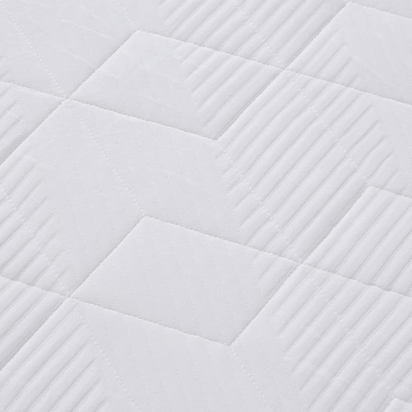 Amazon Basics Gel Memory Foam Mattress, Firm, Cooling, Queen Size Mattress, CertiPUR-US® Certified Foam, 80 x 60 x 12 inches, White/Dark Gray