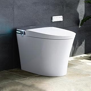 HOROW Bidet Toilet 10" Rough-in, Smart Toilet with Bidet Built-in, Instant Warm Water, Elongated Heated Seat, Dryer, Blackout Flushing and Deodorization