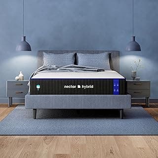 Nectar Hybrid California King Mattress 12 Inch - Medium Firm Gel Memory Foam - Steel Springs - Cooling Technology - 365-Night Trial - Forever Warranty