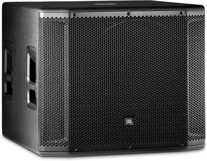 JBL Professional SRX818SP Portable, Active, Amplified, Powered 18 Inch Subwoofer System. 1000 Watt Peak Crown Amplifier. DJ, PA, Stage. Black