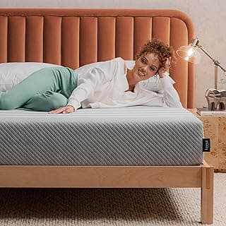 Leesa Original Foam 10" Mattress, Queen Size, Cooling Foam and Memory Foam / CertiPUR-US Certified / 100-Night Trial,Grey