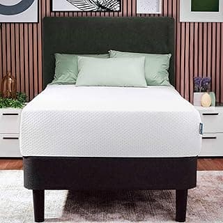Nestl Green Tea Twin Mattress 8 Inch - Cooling Graphite Memory Foam Twin Mattress for Kids, Fiberglass Free Pressure Relief Supportive Bed in A Box, CertiPur-US Certified