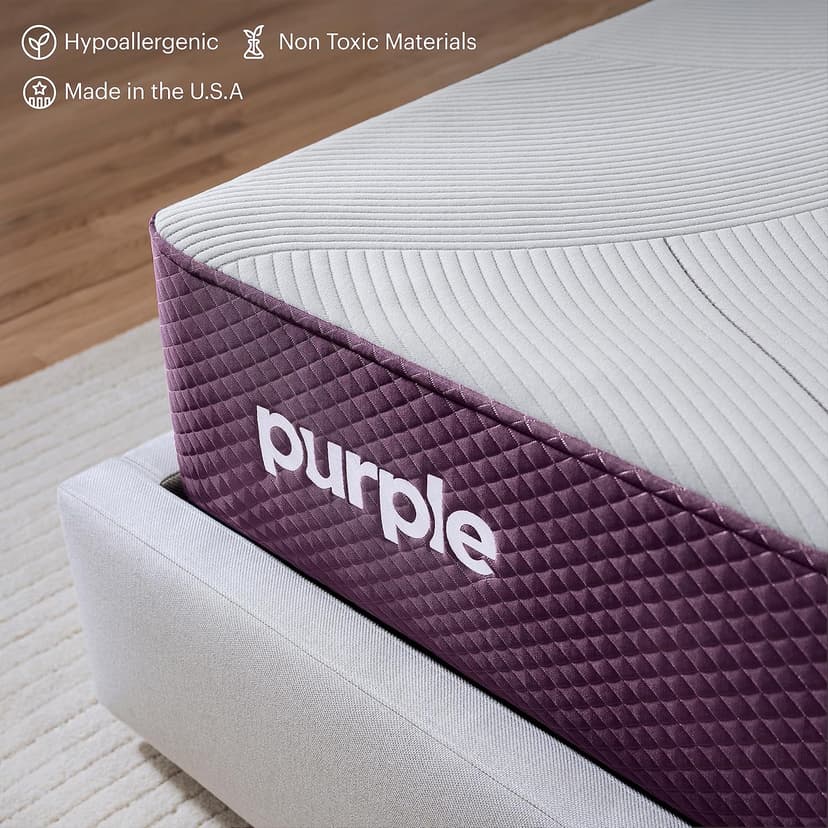 Purple Restore Mattress (Soft) – Split King, GelFlex Grid, Better Than Memory Foam, Temperature Neutral, Responsiveness, Breathability, Made in USA