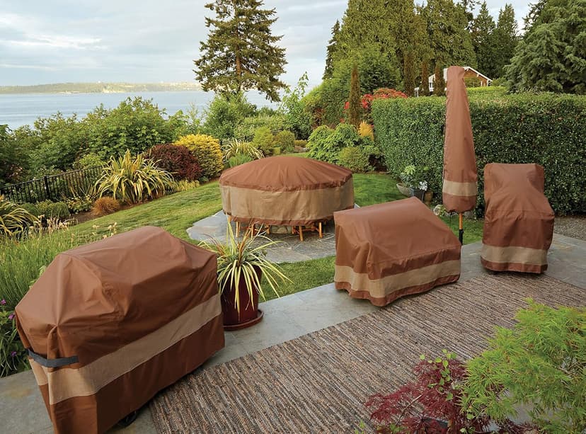 Duck Covers Ultimate Waterproof Patio Sofa Cover, Outdoor Couch Cover with All Weather Protection, Patio Furniture Covers with Attachment Strap, 77"W x 35"D x 35"H, Outdoor Sofa Cover