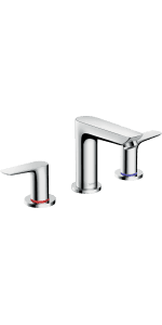 hansgrohe Talis E Modern Easy Install Easy Clean 2-Handle 3 5-inch Tall Bathroom Sink Faucet in Chrome, 71733001