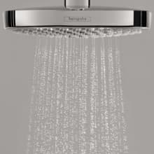 hansgrohe Croma Select S 7-inch Water Saving Low Flow Showerhead Modern 2-Spray Rain, IntenseRain with QuickClean in Chrome, 04388000