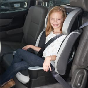 Evenflo Maestro Sport Convertible Booster Car Seat, Forward Facing, High Back, 5-Point Harness, For Kids 2 to 8 Years Old, Whitney Pink