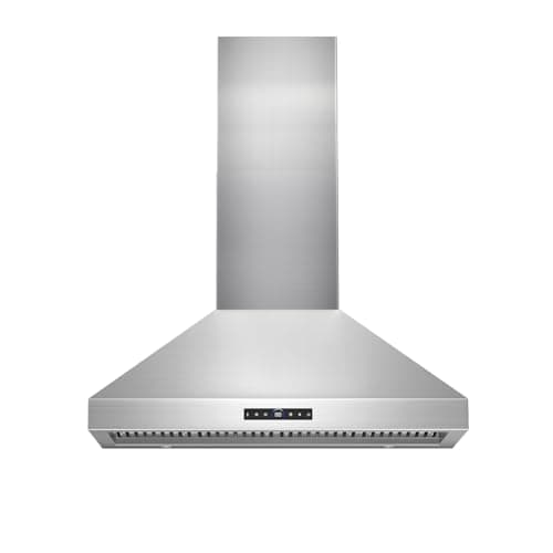 48 Inch Wall Mount Range Hood 1200CFM, 4-Speed Wall Mount Range Hood with Touch Control & Gesture Sensing Stainless Steel Kitchen Stove Vent Hoods with 4 LED Lights Ultra Series