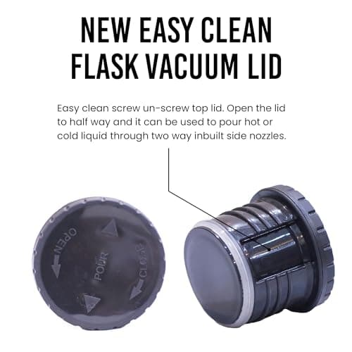 Best Stainless Steel Coffee Thermo | BPA Free & Triple Wall Insulated | Hot Water & Cold Drinks for Hours | Perfect for Biking, Backpack, Camping, Office | Fits Most Car Cupholders (500 ML)