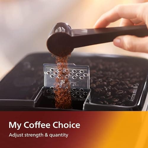 Philips 3200 Series Fully Automatic Espresso Ice Coffee Machine w/ LatteGo, EP3241/74, Black (Renewed)