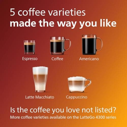 Philips 3200 Series Fully Automatic Espresso Ice Coffee Machine w/ LatteGo, EP3241/74, Black (Renewed)