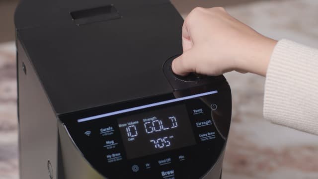 GE Profile Smart Grind & Brew Coffee Maker w/Podless Single Serve, 90oz Water Reservoir, 10 Cup Thermal Carafe, Voice Control, Adjustable Burr Grinder, SCA Certified, Barista-Quality, Stainless Steel