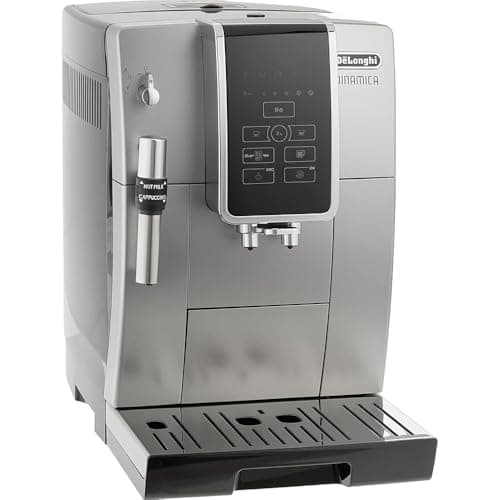 Delonghi ECAM35025SB America Dinamica Fully Automatic Coffee and Espresso Machine (Renewed) Bundle with 2 YR CPS Enhanced Protection Pack
