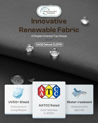 Aluminum Outdoor Patio Furniture Set with Coffee Table, 5 Piece Patio Conversation Sets with Washable Thick Cushions, Outdoor Sectional Furniture Set for Porch, Balcony, Deck, Yard, Graphite