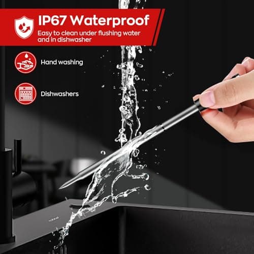 Smart Wireless Meat Thermometer with Dual Probes, Bluetooth & WiFi Combo, High Precision & Fast Response for BBQ, Grill, Smoker, Oven, Air Fryer